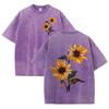 Womans Cotton Washed T-Shirts Fashion Loose O-Neck Short Sleeve Brooklyn New York Printing Tops Summer Street Female Clothes