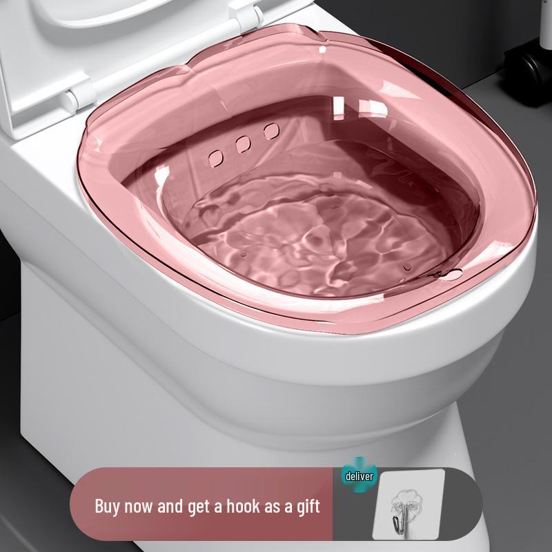 Postpartum Perineal Sitz Bath Basin - No Squatting Fumigation Care for Pregnant, Elderly, and Postpartum Women