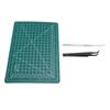 Craft Knife and Cutting Mat A5 Size Waterproof Mat Steel Blade Widely Used Self Healing Cutting Mat with Tweezers Knife