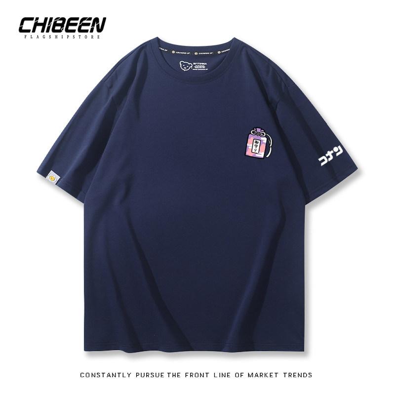 

Detective Conans Printed Short Sleeved Tshirts for Unisex and Womens Summer Pure Cotton Anime Tops Fashion Trend Short Sleeved S