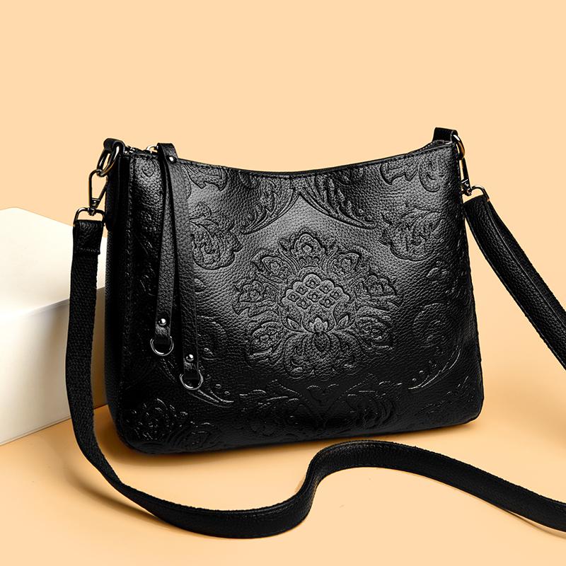 Luxury Printing Design Large Capacity Tote Bag High Quality Leather Shoulder Crossbody Bag Brand Women Bags Female Messenger Bag