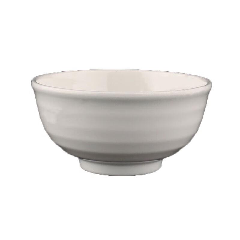 Homeglen White Melamine Rice Bowl Set (10-Pack)