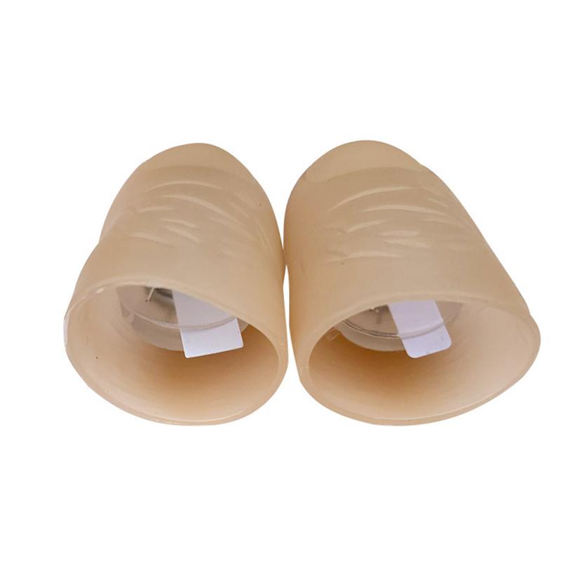 1/2/4pair Thumb Tip Finger Fake Magic Trick Funny Flashing Fingers Funny Prank Party Magician Accessories LED Glow Festival Gift
