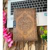 Ručně vyráběný Triple Moon Leather Journal Book of Shadows Journal, Grimoire Journal