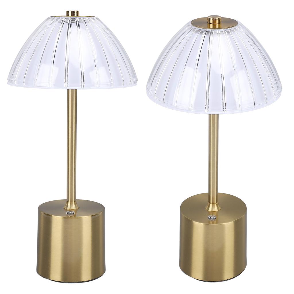 Lampă de birou portabilă cu LED Cristal, 3 Niveluri de Luminozitate, Control Tactil, Dimmabilă, Lampă de Noptieră pentru Casă Dini