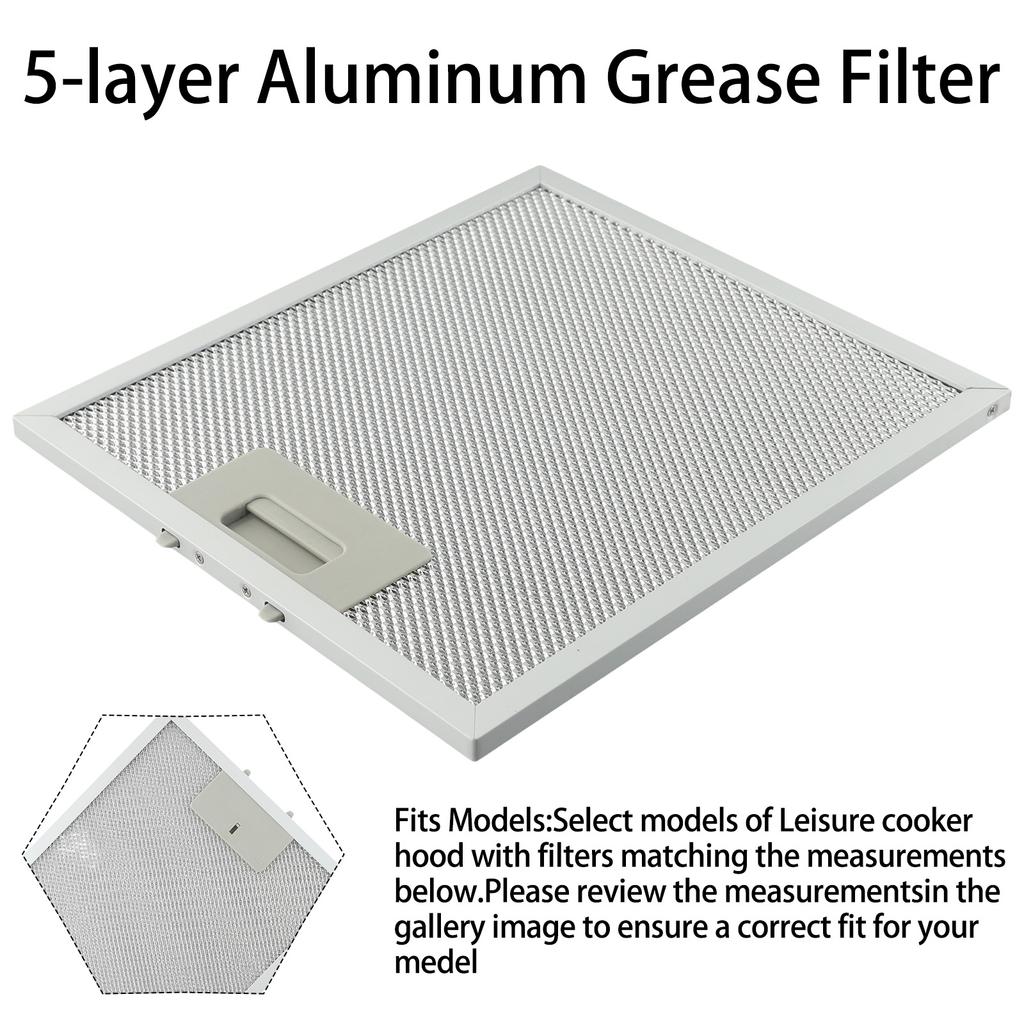 1 buc Filtre pentru hota de gatit Extractor cu plasa metalica Filtru de aerisire din otel inoxidabil 5 straturi de înlocuire a filtrului de grăsime aluminizat