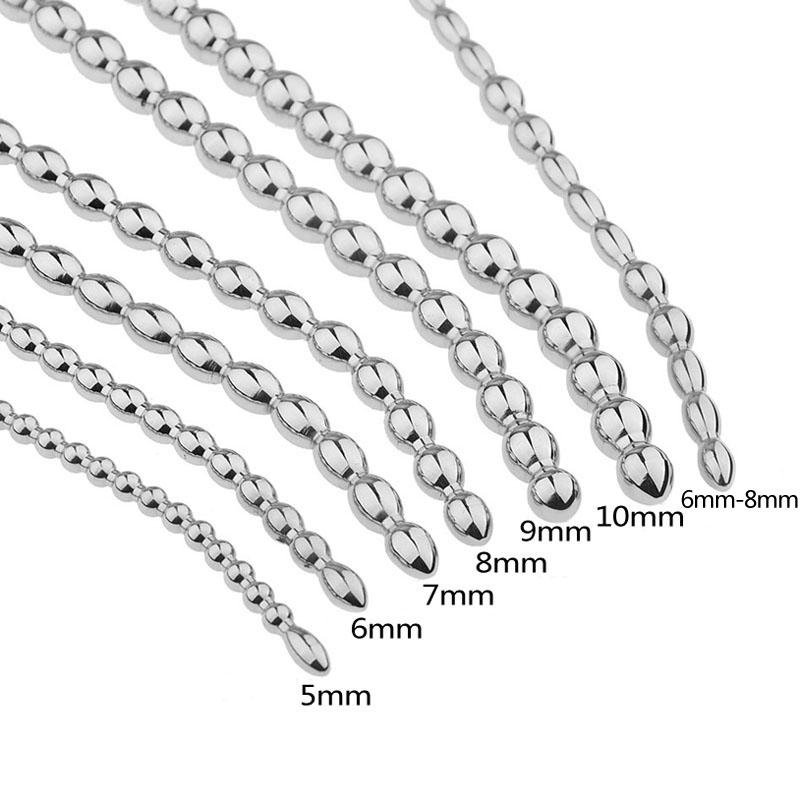 Penis Plug Metal Urethral Dilator Sounding Rod Adult Sex Toys For Men Cock Uretra Dilatation Stainless Steel Urethral Sounds