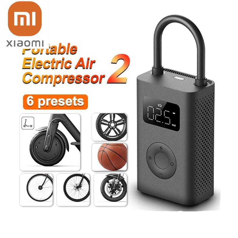 

Xiaomi Mini Портативный воздушный насос 2 Mijia Электрический воздушный компрессор Treasure Type-C Мультитул Инфлятор Цифровое определение давления в шинах
