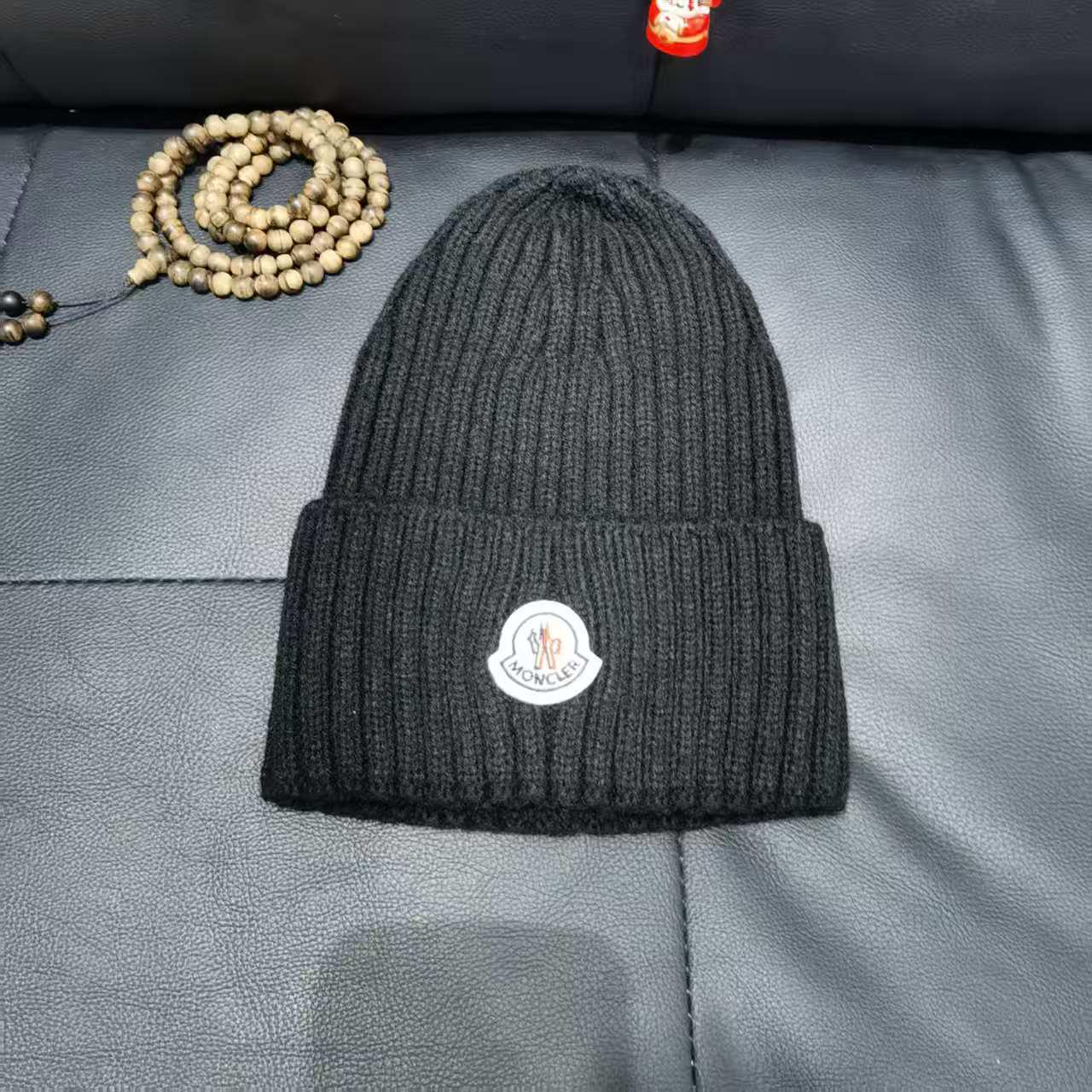 

Унисекс вязаная шапка 2025: M-Style Шерстяной Хип-Хоп Пуловер Тренд чёрный