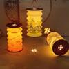 Hanging Chinese Paper Lantern Projected Handheld Lanterns Decorative Flower Lamp  Spring Festival