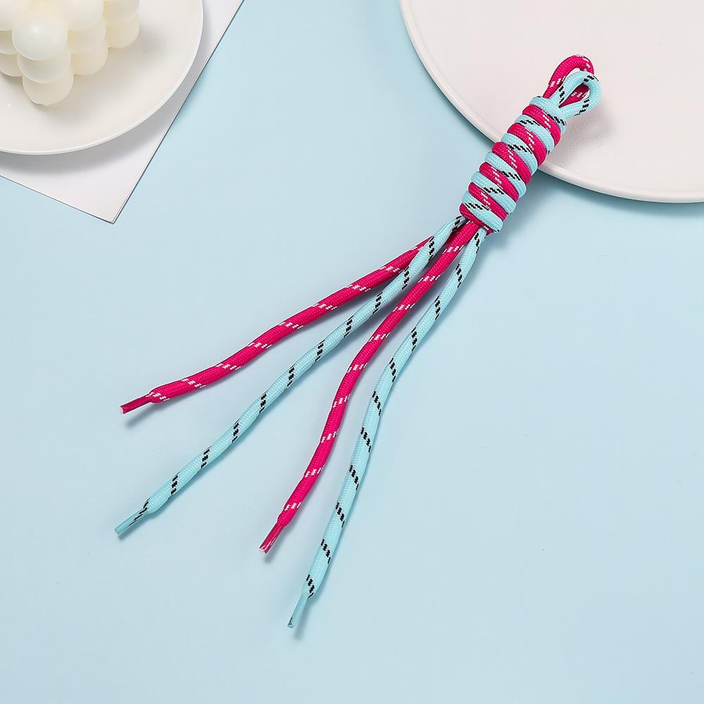 Colorful Nylon Woven Pendant Rope Charms for Large Hole Beads Make Chain Pendant Jewelry Accessories