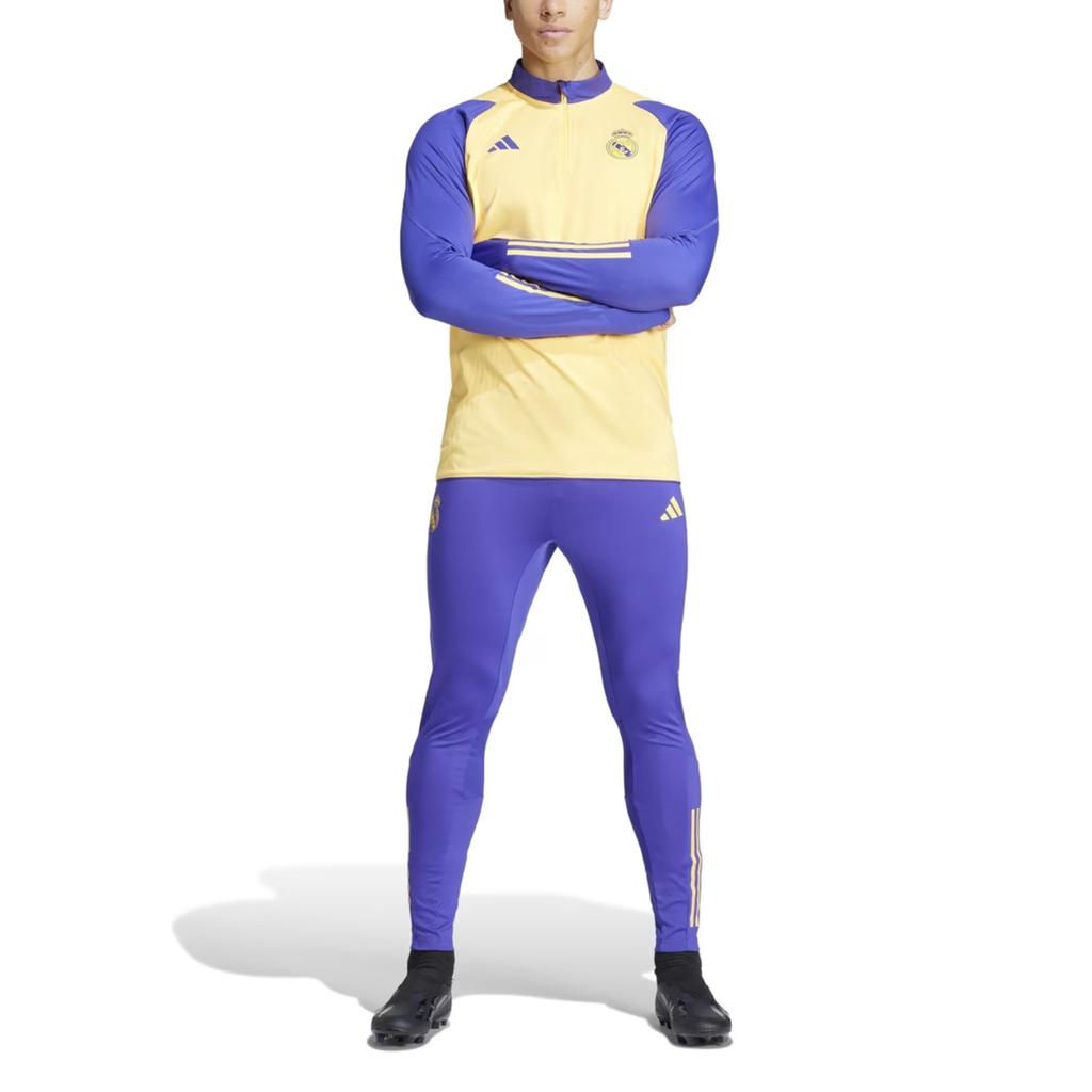 adidas Real Madrid Tiro 23 Pro Motif Logo Entraînement Sportif Décontracté Manches Longues Maillot de Football Homme Hauts IQ0536