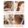 Nylon Bristles Teasing Hair Brush Slick Back Hair Brush with Rattail Pick Teasing Hairbrush for Sectioning and Parting