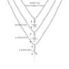 Star Necklace New Alloy Jewelry Pendant Moon Multilayer Stacking Women's High Sensibility Necklace