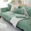 Dutch Velvet Rose Embroidery Solid Color Sofa Cushion Simple And Modern Combination All-Inclusive Universal Sofa Cover Skin-Friendly And Non-Slip