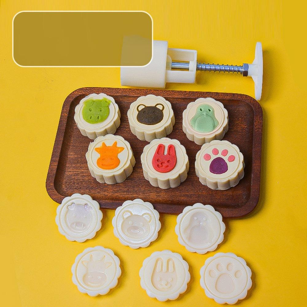 Non-stick Mooncake Mold 3D Pattern Hand-pressed Mold Pastries Dessert Mold  Kitchen Baking