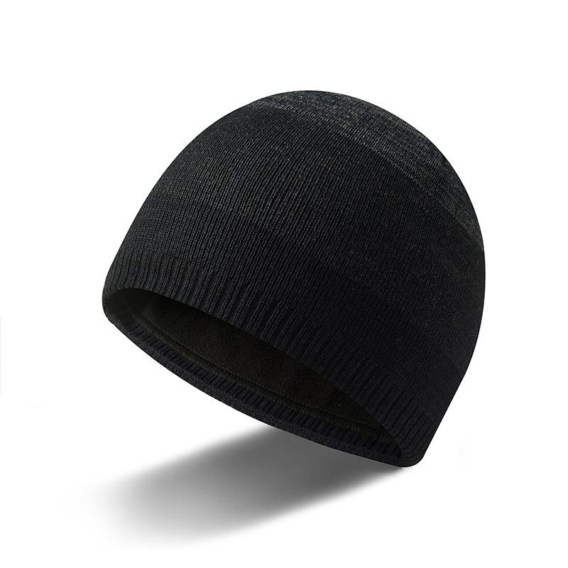 Winter Warm Ear Protection Hat Winter Outdoor Velvet Wool Hat Brimless Pullover Hat