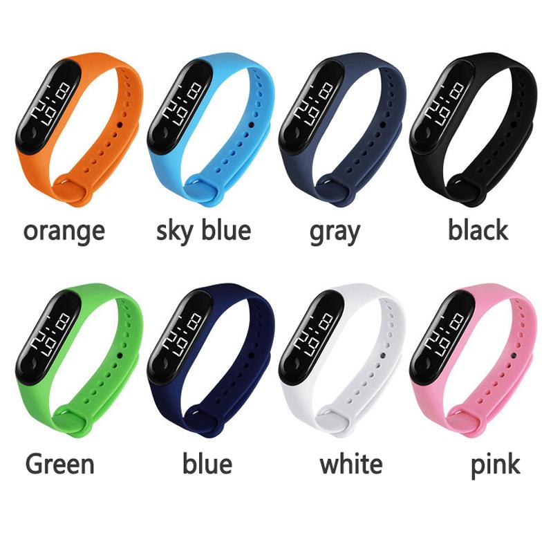 UTHAI CE20 Kids Sport Digital Watch Wristwatch Sports Bracelet Children Men Women Watches Male For A Boy Girls clocks Child Soft