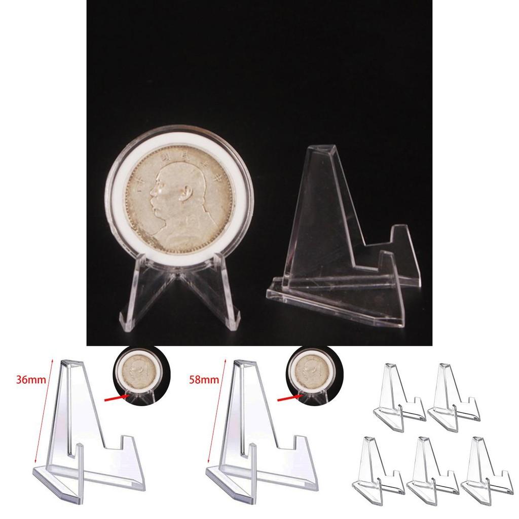 Clear Acrylic Coin Display Holder Showcase Your Coin Collection With This Mini Stand Made Of Imported Acrylic Material