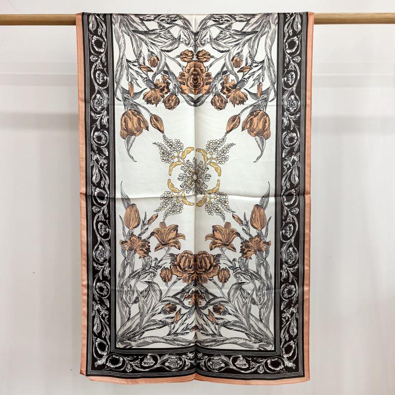 Unique bargain bargains, multiple colors available, mulberry silk silk pure crepe satin long scarves, scarves, silk scarves shawls, ladies' special