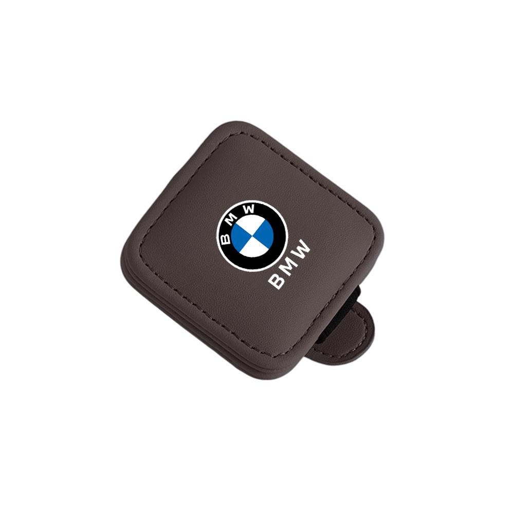 1Pcs Leather Glasses Clips Car Sun Visor Sunglasses Fixed Holder For BMW X1 X2 X3 X5 X4 X6 X7 G30 G20 G32 G11 G12 F40 F30 F20
