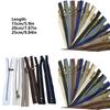 12Pcs Heavy Duty Metal Zippers for Sewing Craft Tailoring Closed-end Zips Fastener Sewing Zippers for Clothing Repair