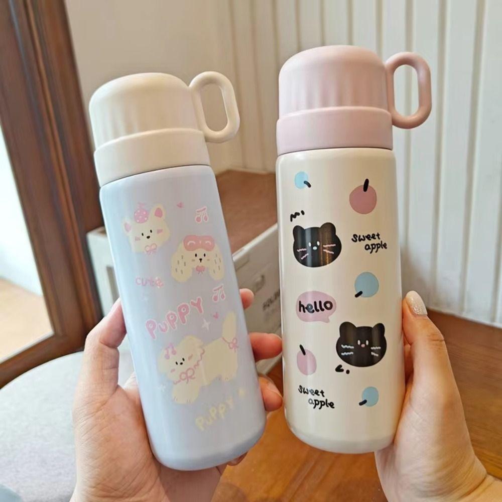 Large Capacity Insulated Water Bottle Heat-Resistant Office Coffee Cup  Travel Tumbler