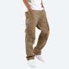 Summer New Men's Overalls Drawstring Multi-pocket Casual Trousers