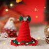 Warm Christmas Pet Scarf For Dogs And Cats Comfortable Warm Winter Neck Wrap With Holiday Design Reversible Pet Scarf