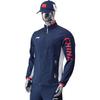 Li Ning Outdoor Casual Sports Zip Stand Collar Long Sleeve Jacket Men Jacket Guangdong-Blue AYYT001-3