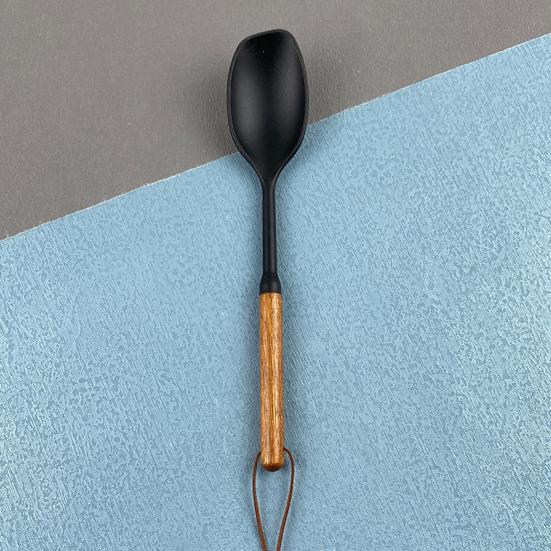 Silicone Cooking Spoon for Nonstick Cookware Heat Resistant Spatula Spoon Slotted Spoon Scraper Kitchen