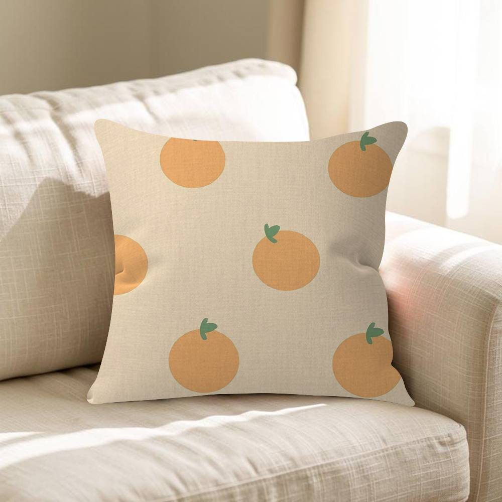 Orange Lovely All Personalized Picture Text Home Decorative Pillows Household Gifts 45x45cm