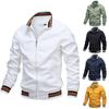 Casual Jacket Men 'S Spring And Autumn Sport Solid Color Jacket Men