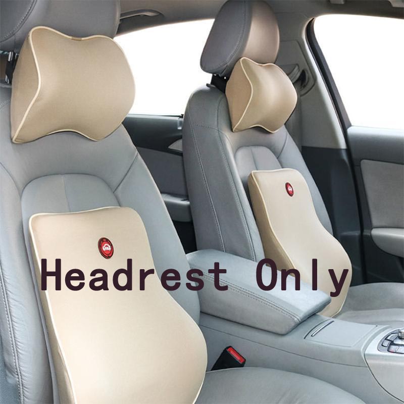 Cuscino Poggiatesta Auto In Memory Foam 3D - Traspirante E Sfoderabile - Anti Affaticamento (Nero/Viola/Arancione/Marrone/Beige/Giallo/Rosso)