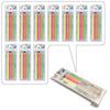 Nakatoshi Sangyo Long Film Sticky Notes colors x 20 (4 sheets) 10-pack