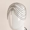 Rhinestone Tassel Hair Chain - Retro European & American Headdress Accessory