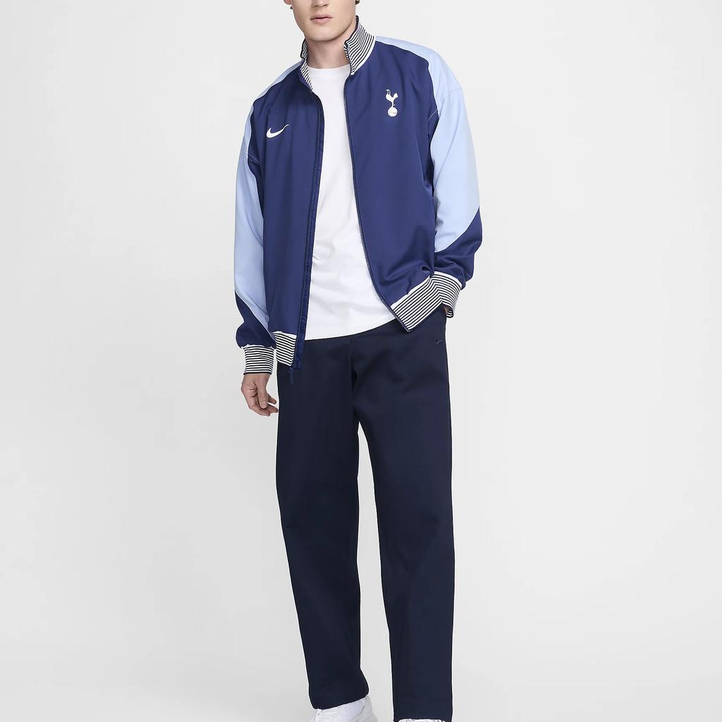 Nike Tottenham Hotspur Strike Retro Sports Stand Collar Jacket Men Jacket Binary-Blue Cobalt-Blue White HF1829-424