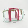 Korean Ins Cream Color Large Capacity, Swimming Transparent Water Beach Bag Storage Bag Macaron Toilet Bag