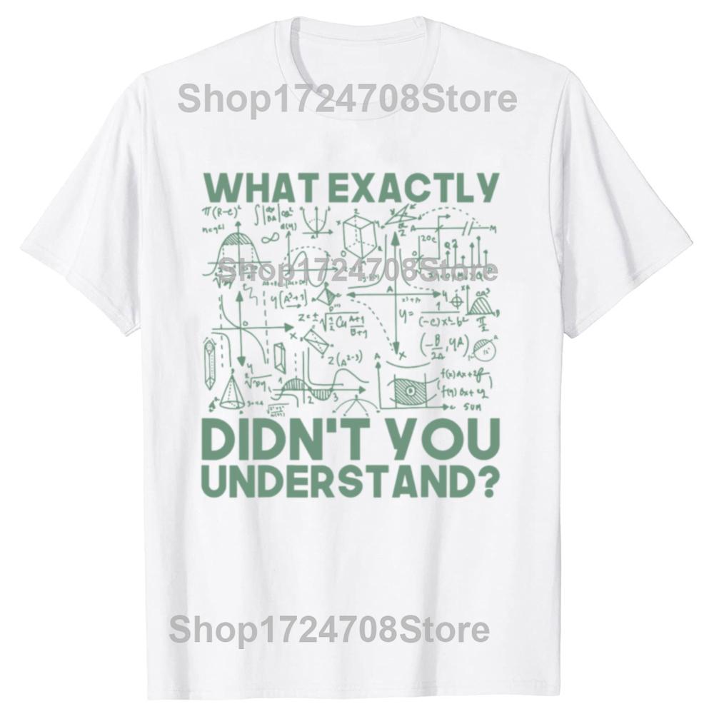 Funny Science Gift Idea Physicist Math Physics Graphic T-shirts Men Fashion Casual Tshirt 100% Cotton Loose Oversized T Shirt