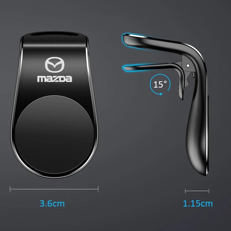 2025 Hot 1pcs Car Phone Holder Mount Stand GPS Telefon Mobile Cell Support For Mazda 2 3 5 6 8 CX5 CX-5 CX-7 CX-9 MX-5 ATENZA Ax