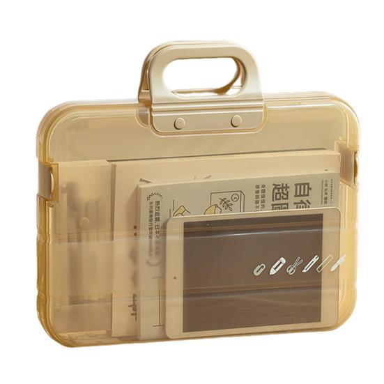 A4 Folder School with Lock Handle File Office Supplies Examination Paper