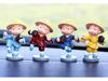 Creative Kung Fu Little Monk Car Air Freshener - Drunken Fist Decor, Set of 4 Monks