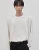 Work On Body Off Rested Semi-Overfit Round Neck Knit [White]