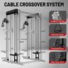 Smith Machine for Home Gym, Multi-Function M12 Power Cage with Cable Crossover System, Squat Rack with Smith Bar, Customized