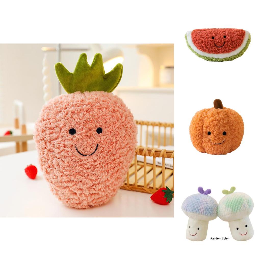 Customizable Soft Stuffed Fruit And Vegetable Toys For Kids