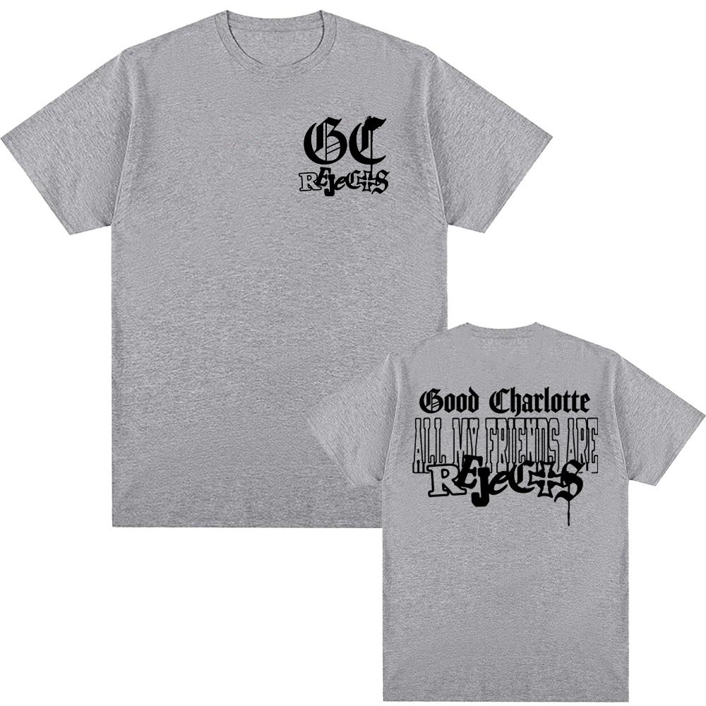 Good Charlotte T Shirt Graphic Printing Hip Hop Cotton Tee-shirt Short Sleeve Gothic Tshirt Unisex High Quality Men Women Tops