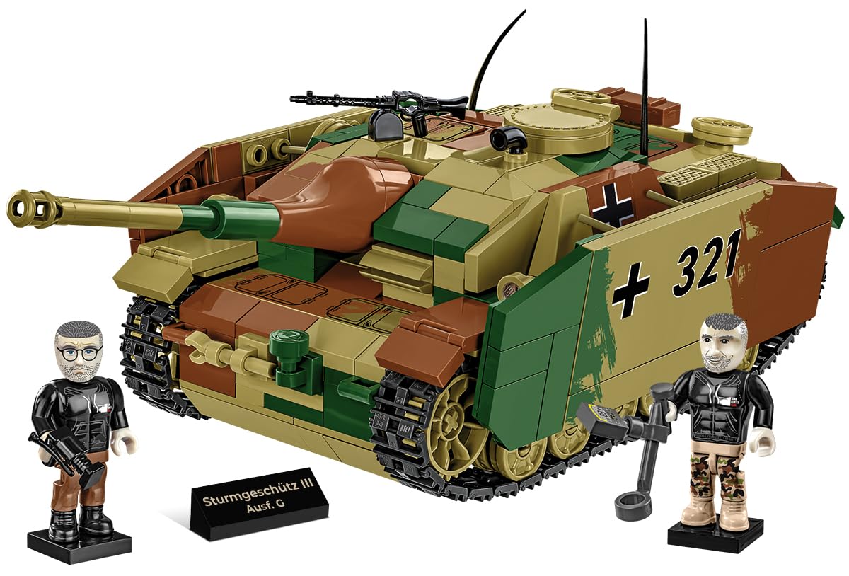 

COBI Historical Collection WWII Sturmgeschütz III Ausf. G (2-in-1) Tank Hunter Team - Executive Edition, 2285