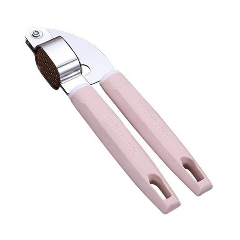 

1 шт. Подрібнювач для часнику Кухонне приготування овочів Соковидавлювач для імбиру Давалка Ручна м’ясорубка для імбиру Інструменти Кухонні аксесуари рожевий