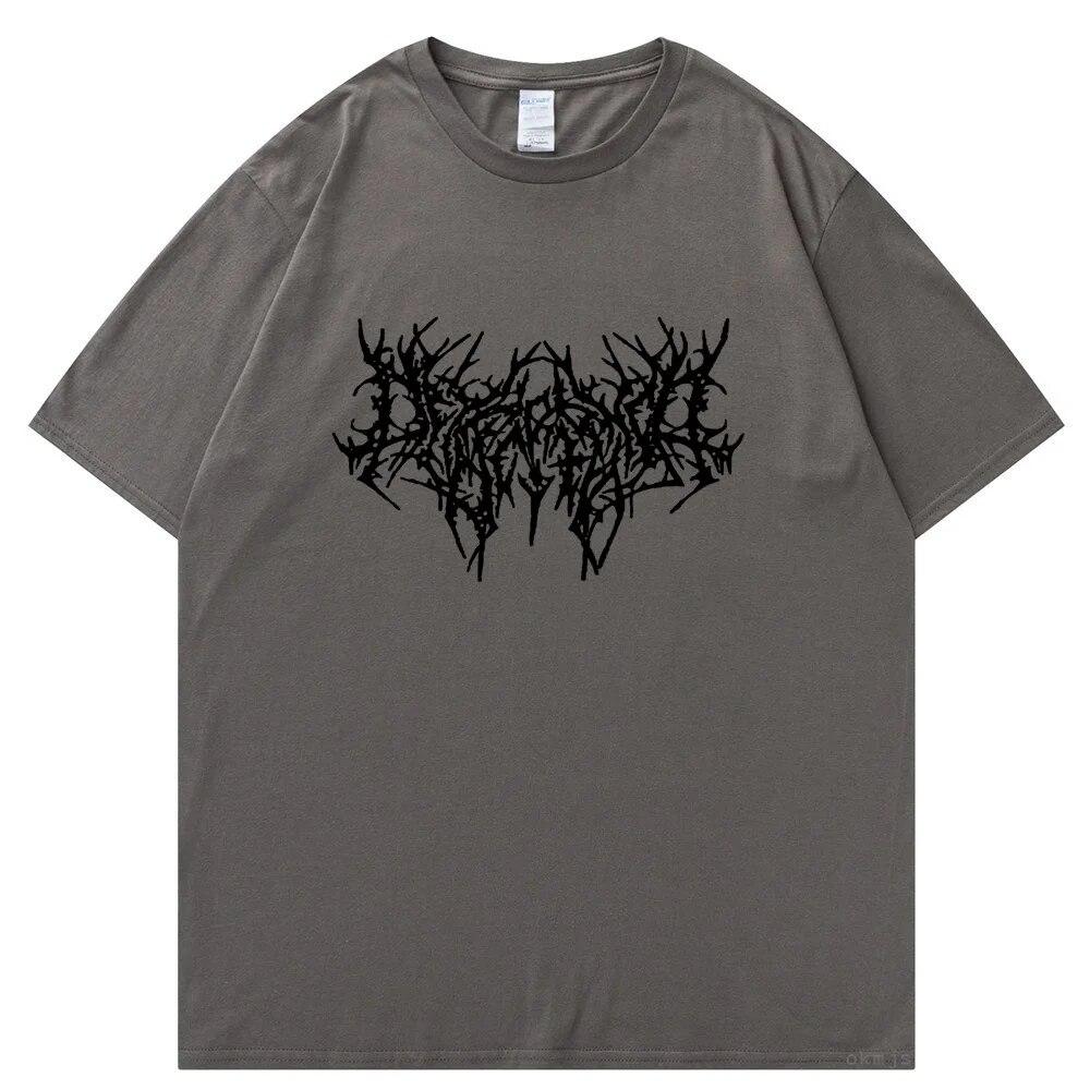 Готическая темная футболка унисекс WoUnisex Футболка большого размера Панк черная одежда — фото 4