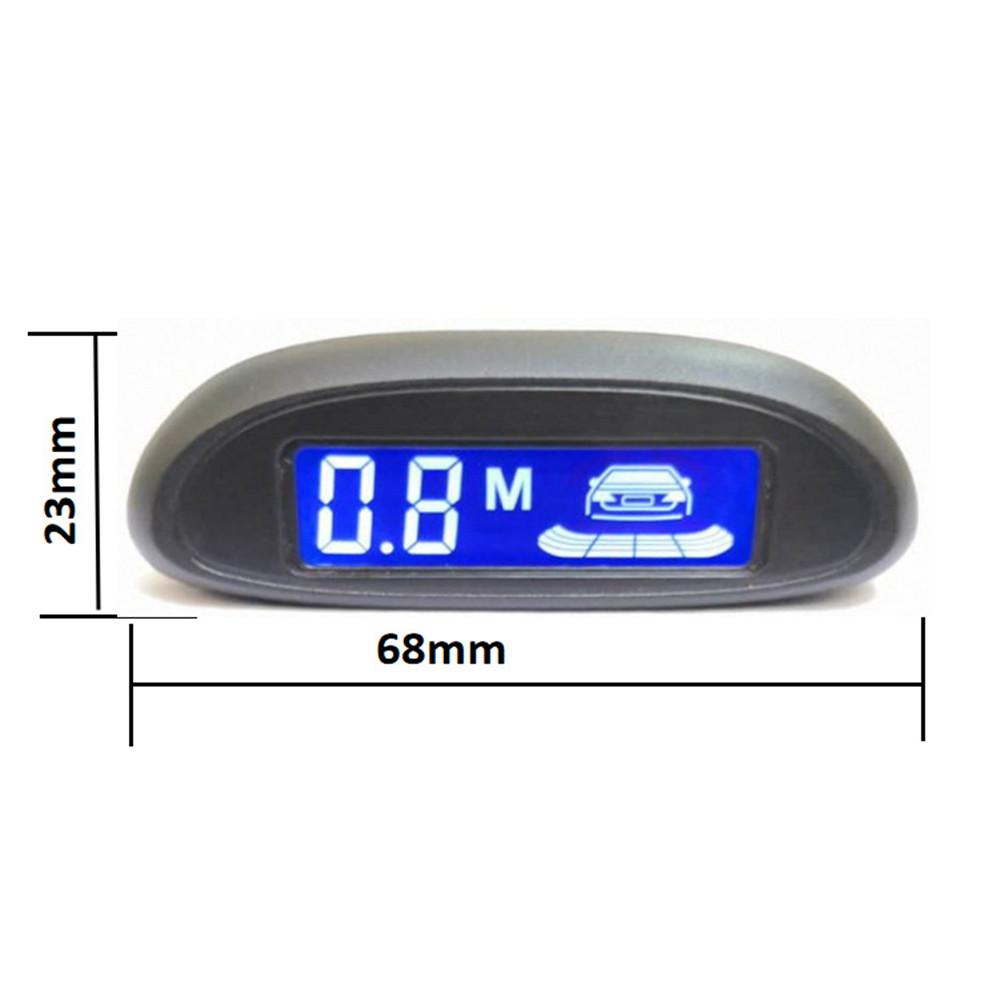 Car Auto Parking LED Parking Radar With 4 Parking Sensors Backup Car Parking Radar Monitor Detector System Backlight Display